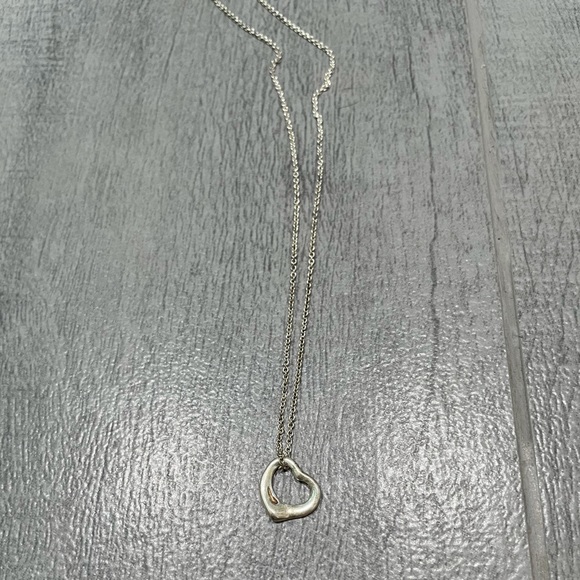 Vintage Tiffany & Co Elsa Peretti Open Heart Pendant Tiffany & Co open heart necklace